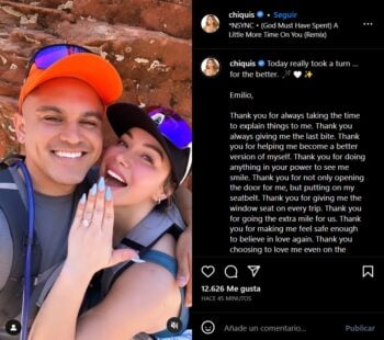 Chiquis Rivera se casará con Emilio Sánchez, el mensaje que le escribió