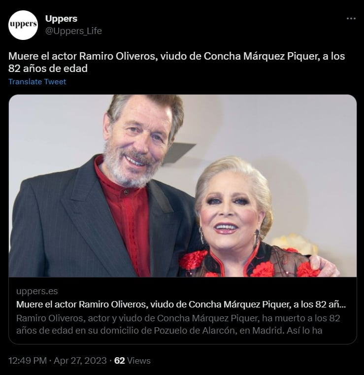 El retiro en las pantallas de Ramiro