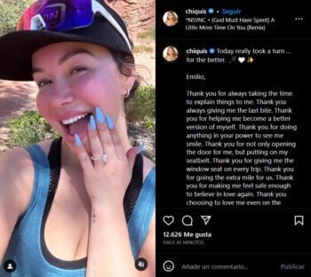 Chiquis Rivera anuncia que se casará con Emilio Sánchez