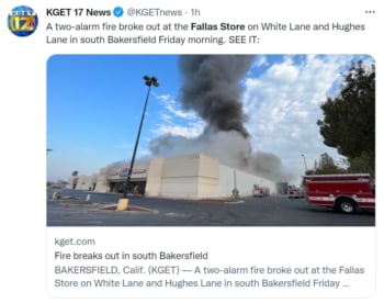 Fuego en California