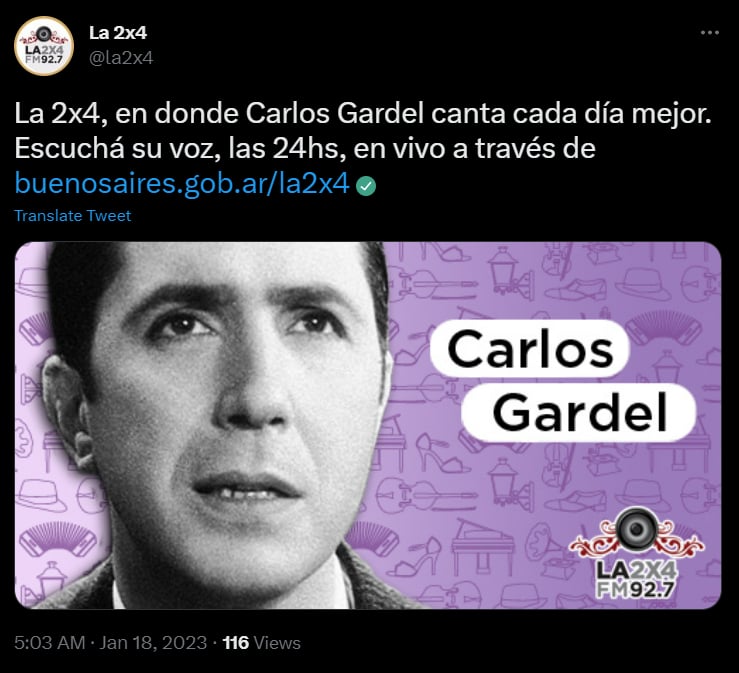 Gardel's most iconic songs