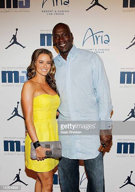 LAS VEGAS - MARCH 28: Yvette Prieto and Michael Jordan arrive at the 11th Annual Michael Jordan Celebrity Invitational welcome reception at the Liquid Pool Lounge at the Aria Resort & Casino at CityCenter on March 28, 2012 in Las Vegas, Nevada. (Photo by Isaac Brekken/WireImage) LAS VEGAS - MARCH 28: Yvette Prieto and Michael Jordan arrive at the 11th Annual Michael Jordan Celebrity Invitational welcome reception at the Liquid Pool Lounge at the Aria Resort & Casino at CityCenter on March 28, 2012 in Las Vegas, Nevada. (Photo by Isaac Brekken/WireImage)