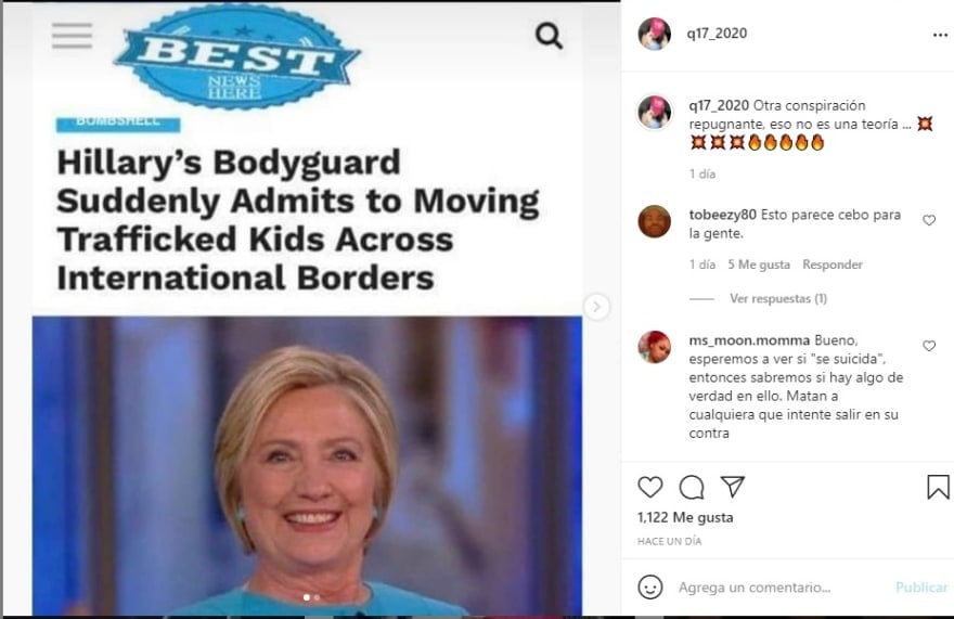 Bodyguard Hillary trafficked children