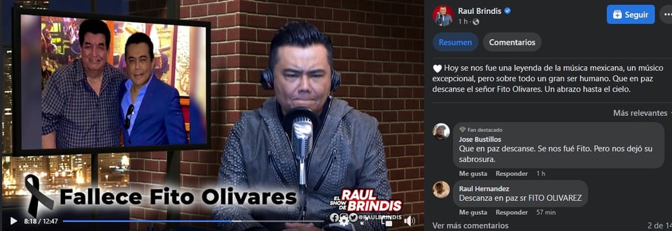 Muere Fito Olivares