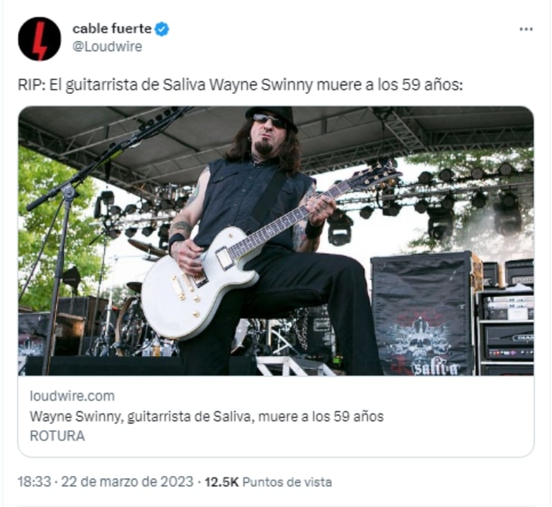 "He was a guitar hero"