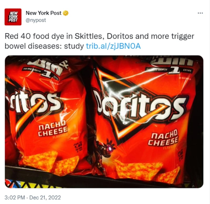 They warn dye Red 40: What is this disease?