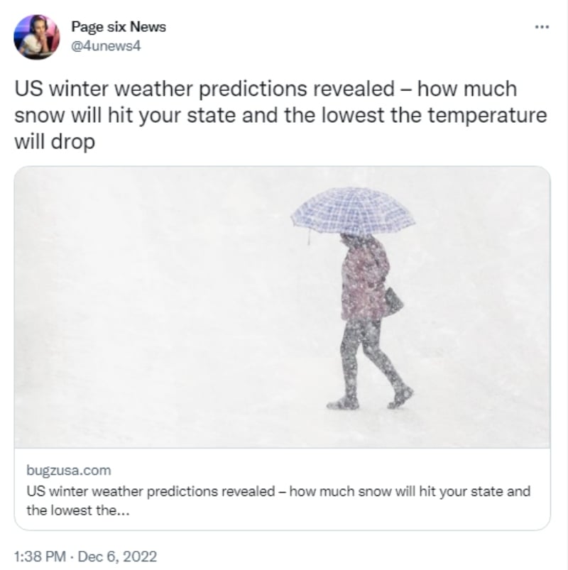 Meteorologists expect a " icy forecast "