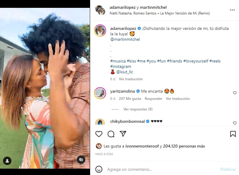 Adamari aparece bailando