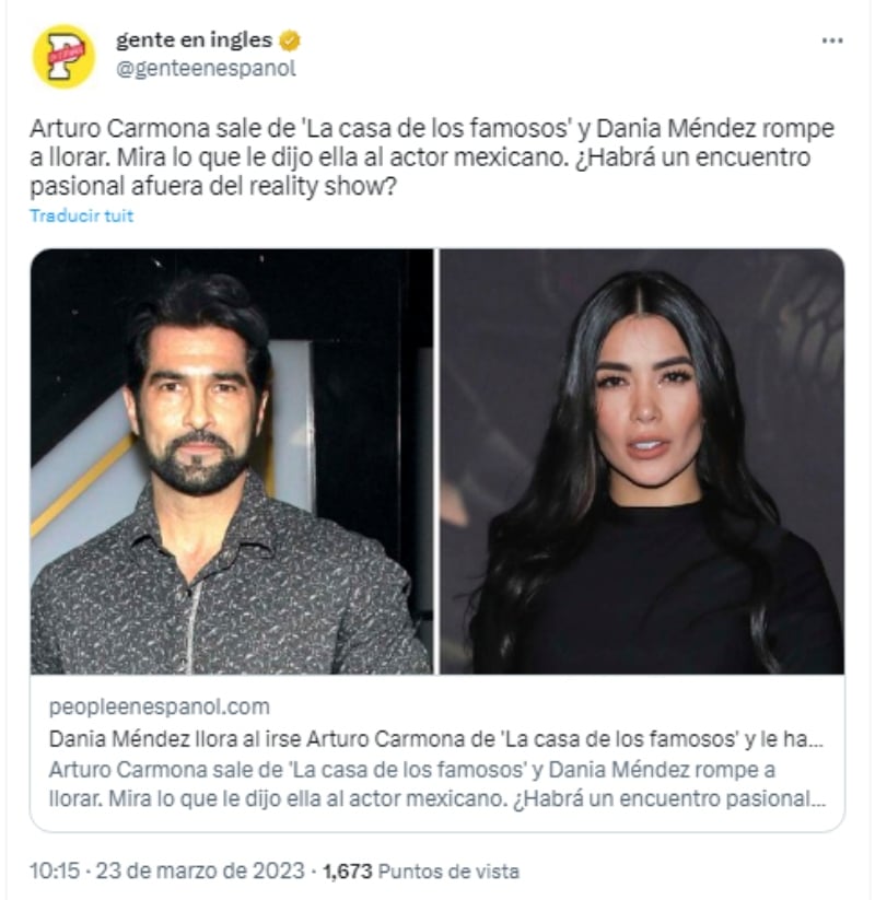 Arturo Carmona House of Celebrities: Are you really in love with Dania?