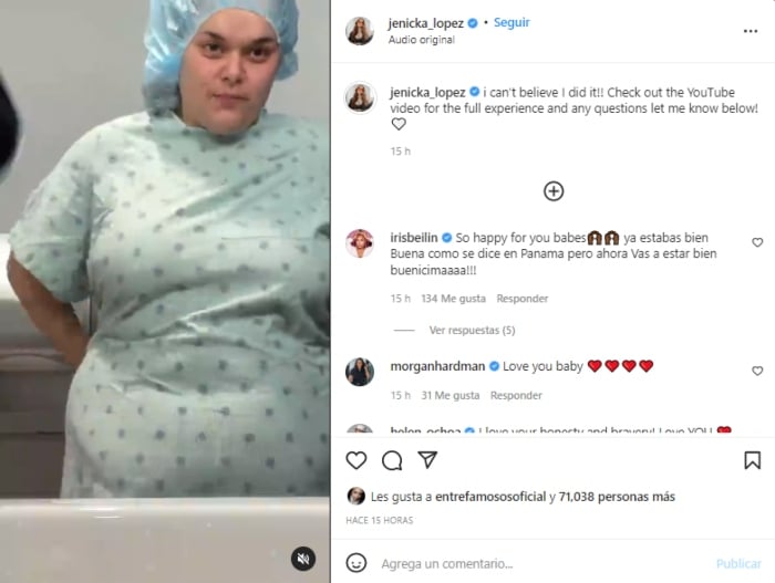 Jenni Rivera's daughter had surgery