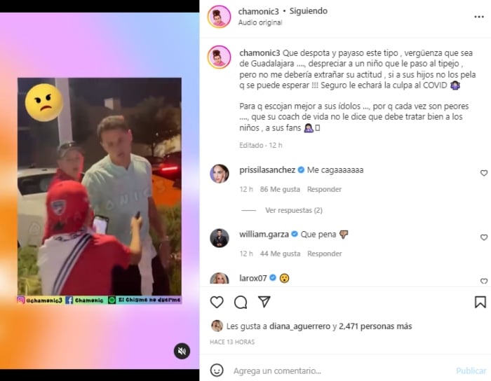 Chicharito rejects child