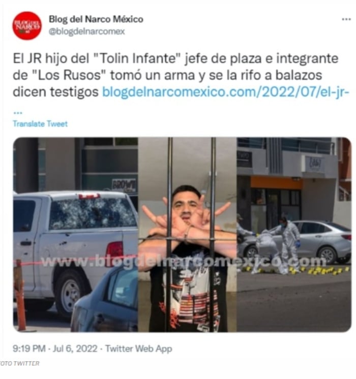 Hijo Tolín Infante