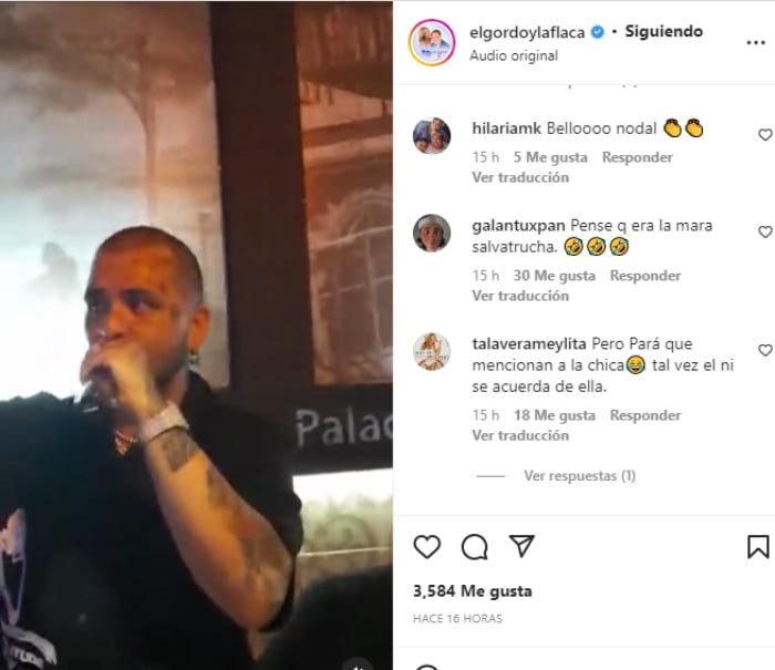 Christian Nodal singing to Belinda