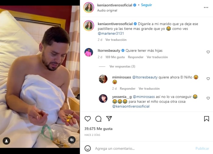 Larry Hernández toma muchas pastillas