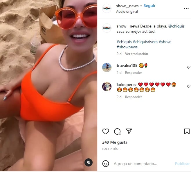 Chiquis Rivera poses in a bikini