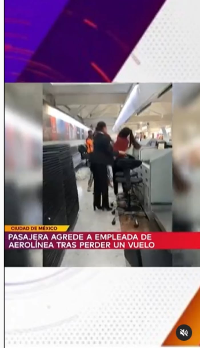 Woman blows up Mexico airport
