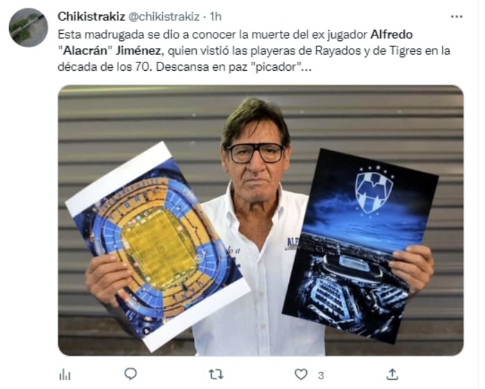 Alfredo 'Alacrán' Jiménez dies