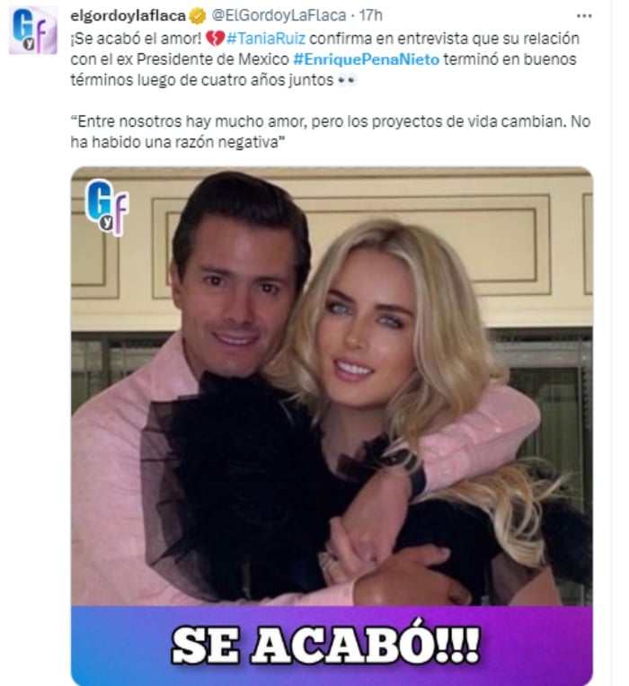 Enrique Peña Nieto and Tania Ruiz