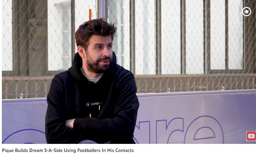 Piqué talks about Shakira