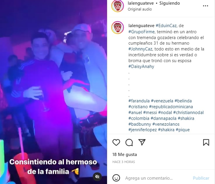 Eduin Caz is going to celebrate at a gay club