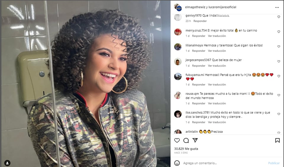 Lucerito Mijares change of look