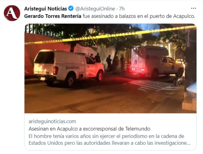 Telemundo correspondent assassinated