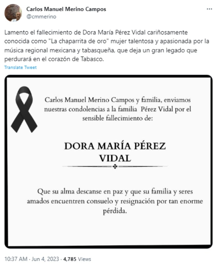 The actress Dora María dies