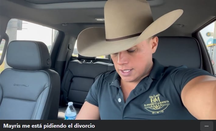 El Charro gives bad news about his marriage