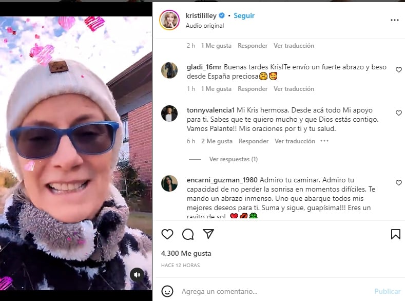 Kristina Lilley has cancer