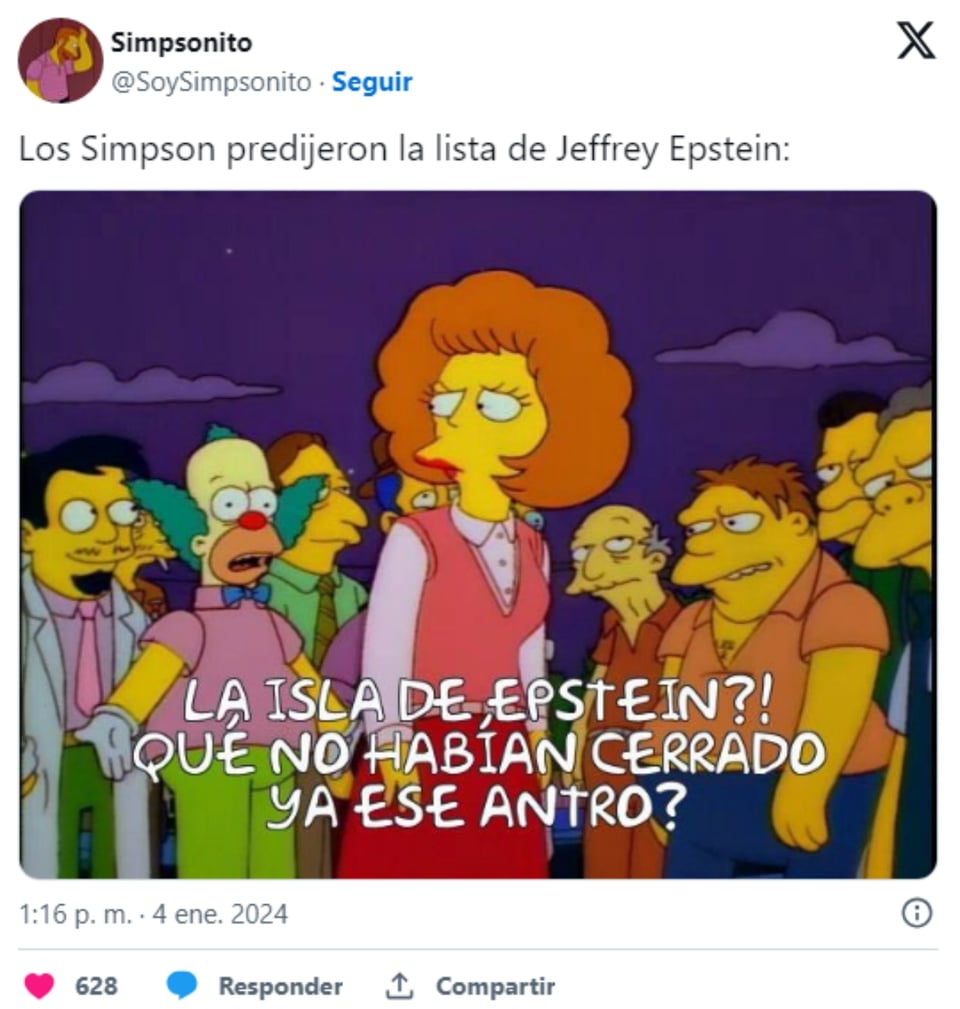 The Simpsons, Jeffrey Epstein, Tom Hanks, Stephen Hawkings, MundoNOW
