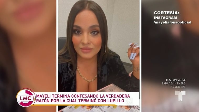 Mayeli reveals why her marriage ended