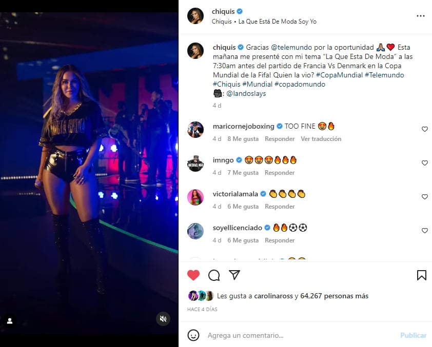 Luce su nueva figura