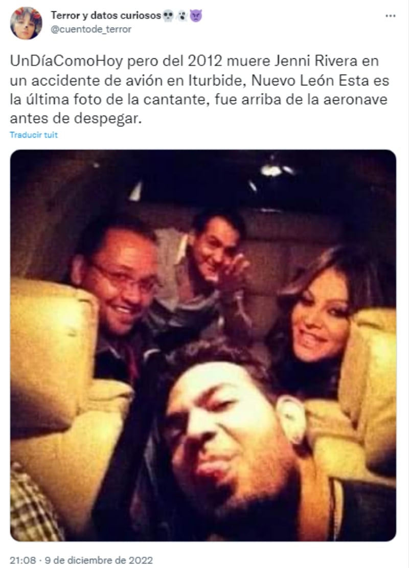 They tell the truth about the photos of the remains of Jenni Rivera
