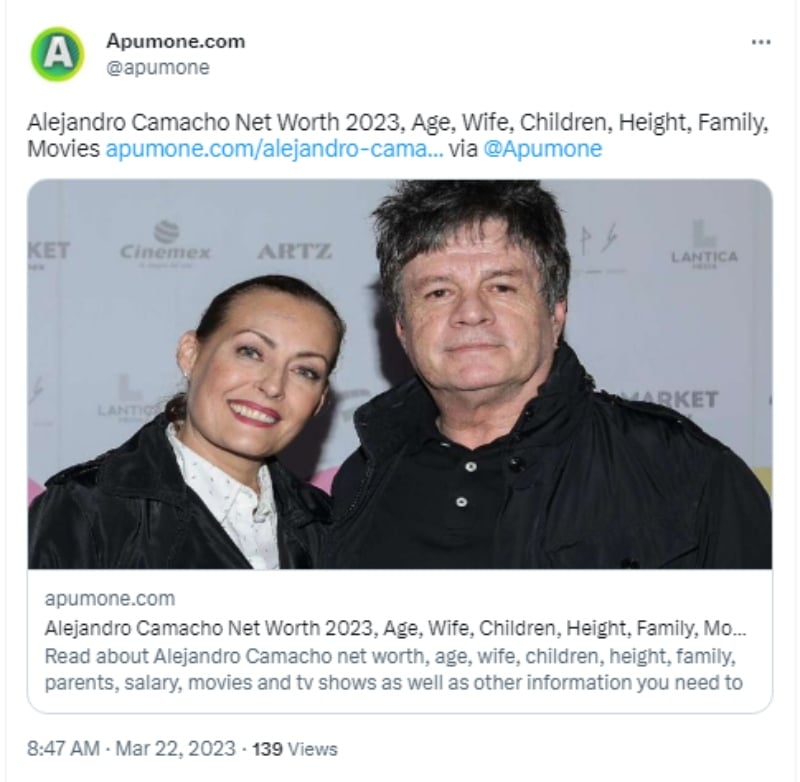 Did Alejandro Camacho say goodbye to Rebecca Jones?