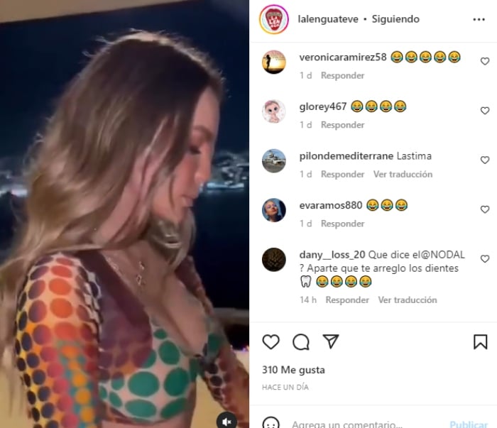 Belinda appears in transparent outfit
