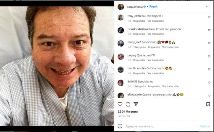 Coque Muñiz fue hospitalizado