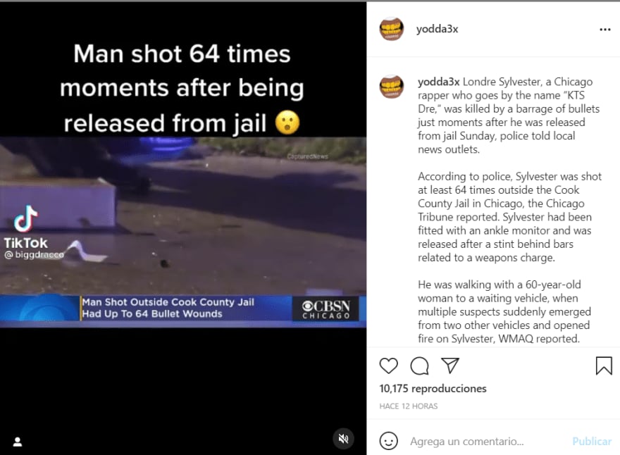 The evidence of the crime