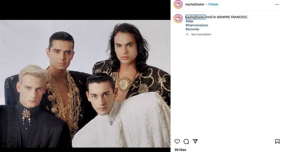 grupo español, cantante, poeta, legado artístico