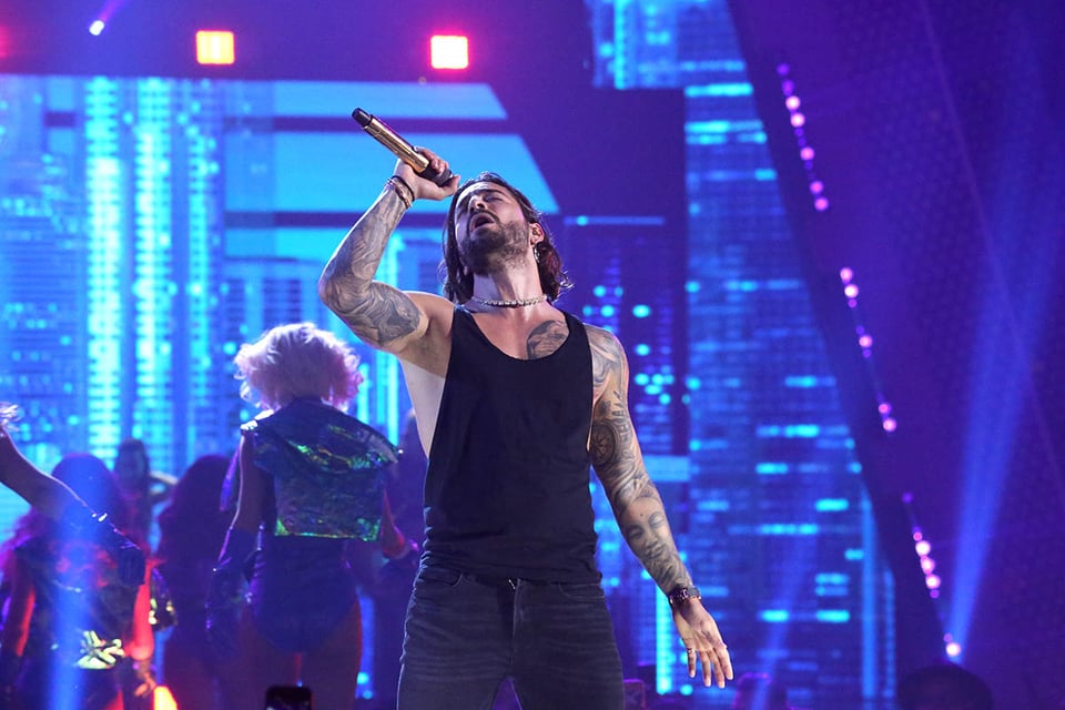 concert, singer, on stage