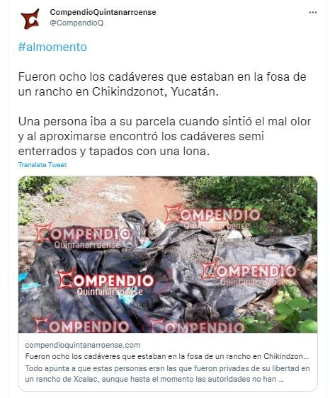 All the bodies were stacked