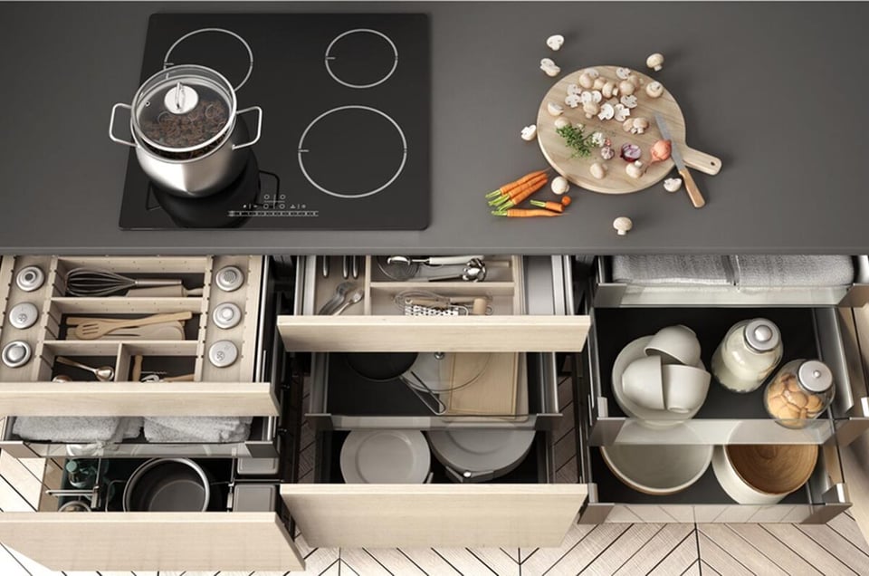 drawer, organized, spring cleaning, organizing, decluttering