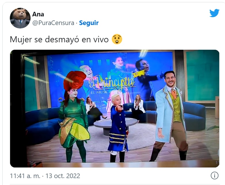 Accidente televisión