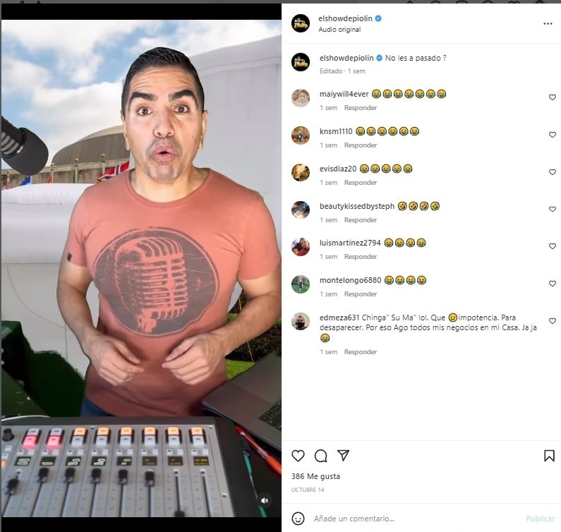 El famoso locutor de radio