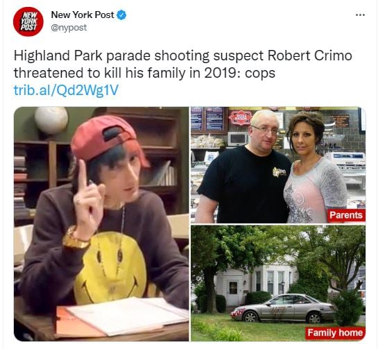 Robert Crimo III intentó suicidarse años atrás