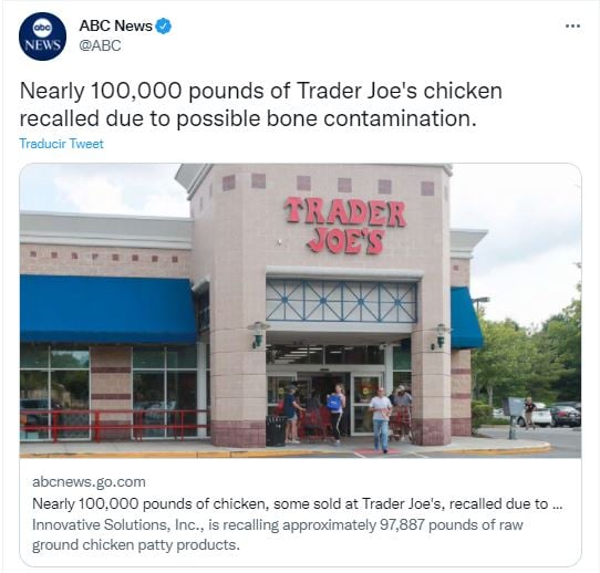chicken recall