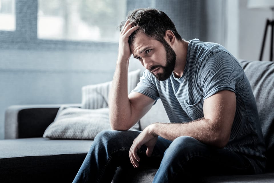 resiliency, how to deal with rejection, self-help, man, upset