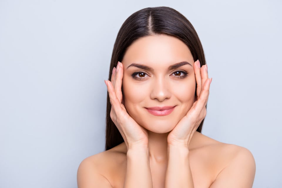 vitaminas, vitamina D, cuidado de la piel, mujer, cara