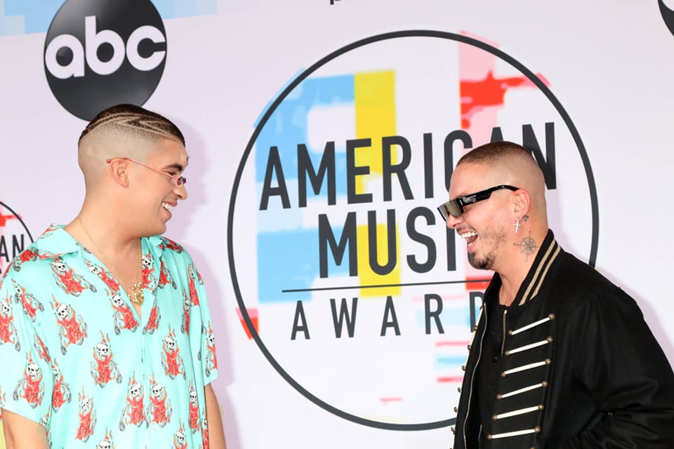 Bad Bunny, J Balvin, American Music Awards, singer, MundoNOW