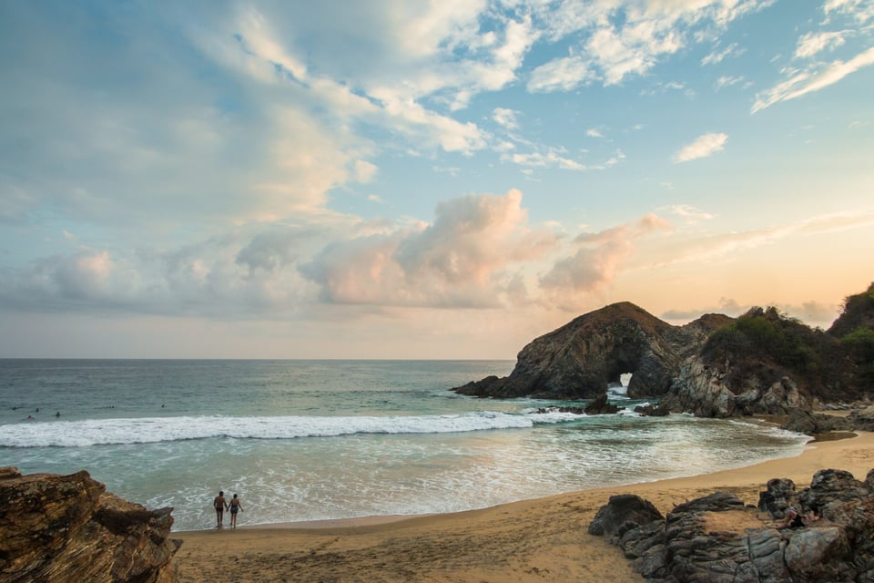 Zipolite Zipolite: Playas nudistas