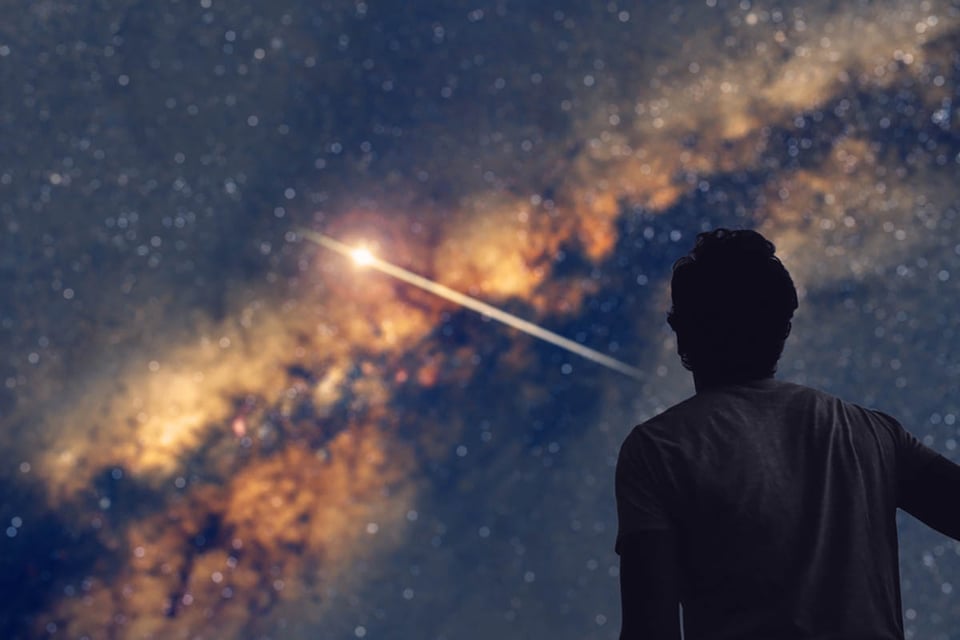 Lyrid, meteor shower, sky, Milky Way, astonomy